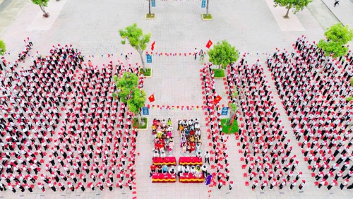 TRƯỜNG THCS VŨNG ÁNG TƯNG BỪNG KHAI GIẢNG NĂM HỌC MỚI - NGÀY 5/9/2026